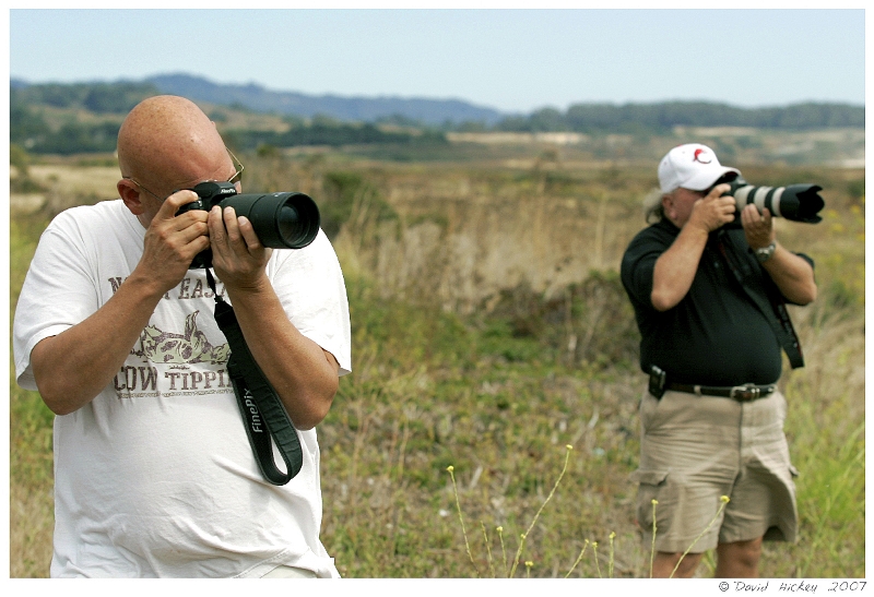 Xtra Fun014 JT at work ... dK at work, too, along Highway 1